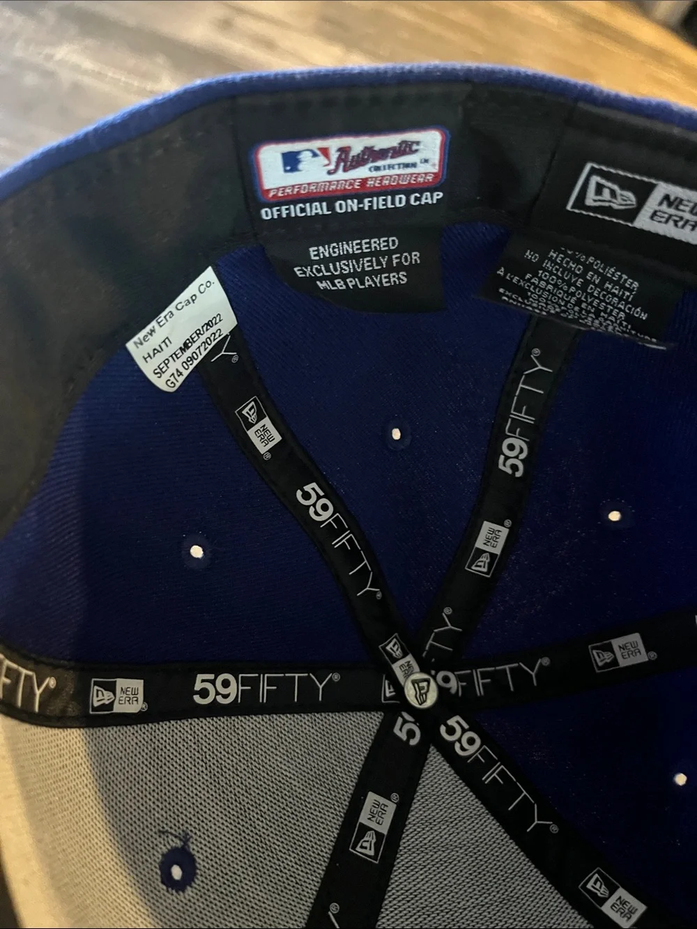 New Era Kids Royal Blue LA Snapback with White Logo and Button